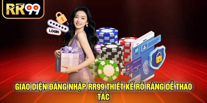 Giao diện đăng nhập RR99 thiết kế rõ ràng dễ thao tác